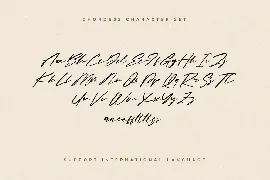 Chordess - The Minimal Script Font