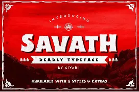 Savath font