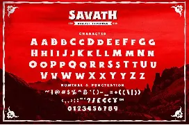 Savath font