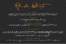 Rhode White font