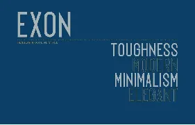 Exon font