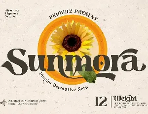 Sunmora font