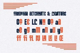 Fredonia font