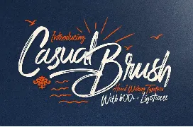 Casual Brush font