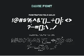 Davie || Powerful Font Family