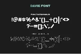 Davie || Powerful Font Family