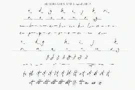 Geraldyne Signature font