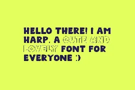 Harp - A Cute & Lovely Display Font