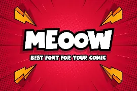 Meeow - Playful Comic Font