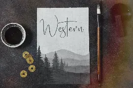 Georgia Western Modern Signature Font