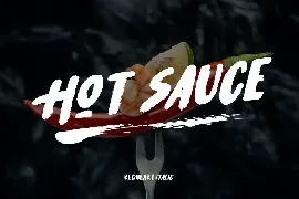 Hot Sauce font