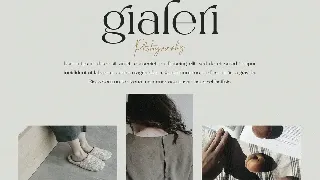 Giliran â€“ Modern Serif font