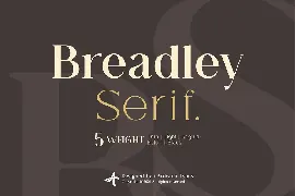 Breadley Serif font