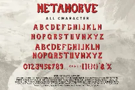 Metamorve - Blackletter Display Font