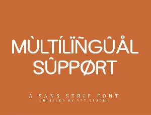 Rounded Sans Serif Display Font