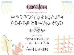 Camelleon Script Font