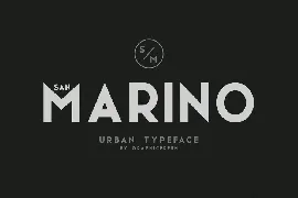 San Marino // Four Font Files