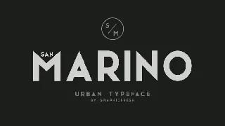 San Marino // Four Font Files