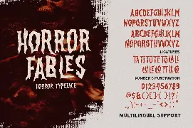 Horror Fables font