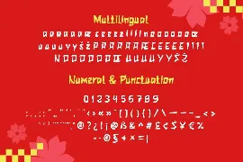 JANSINA Faux Japanese Font