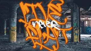 Slash Roller - A Graffiti Font