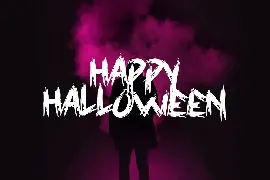 Halloweins - Brush Font DR