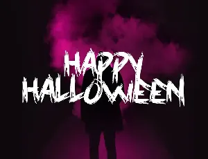 Halloweins - Brush Font DR