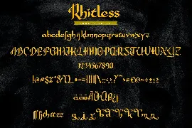 Rhitless | Handcrafted Caligraphic Font