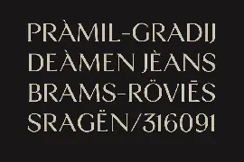 Grenda Modern Serif Font