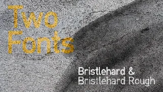 Bristlehard font