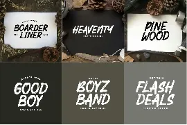 Mighty Brush font