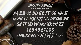 Mighty Brush font