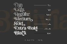 Balivia font