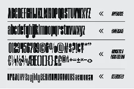 Homura - Condensed font