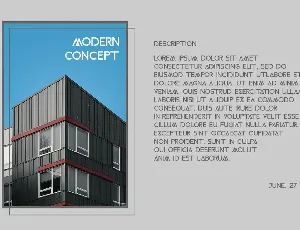 Aveden | Modern Sans font