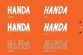 Handa font