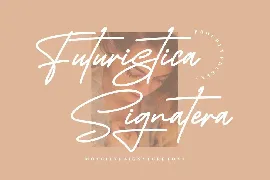 Futuristica Signature Monoline Signature Font