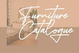 Futuristica Signature Monoline Signature Font