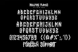 Hellfire Flames | Death Metal Font