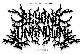 Hellfire Flames | Death Metal Font