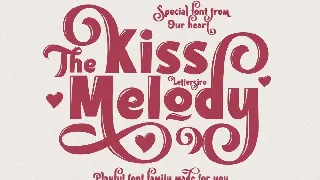 Kiss Melody font