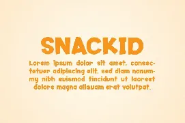 SNACKID font