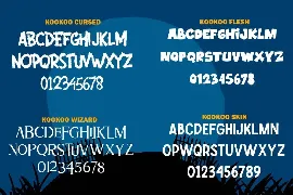 Kookoo Halloween font