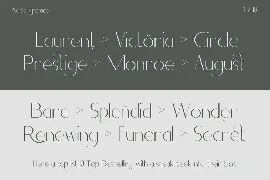 Avoda - Modern Sans Serif font