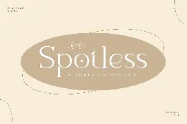 Spotless - Modern Stylish font