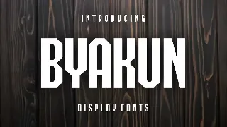 Byakun Font