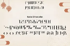 Chinese Prodigy - Chinese Style Serif font