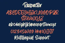 Rezpector | Stylish Display Font