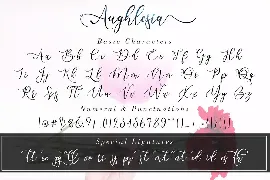 Aughlesia \\ Modern Calligraphy font