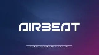 Airbeat font